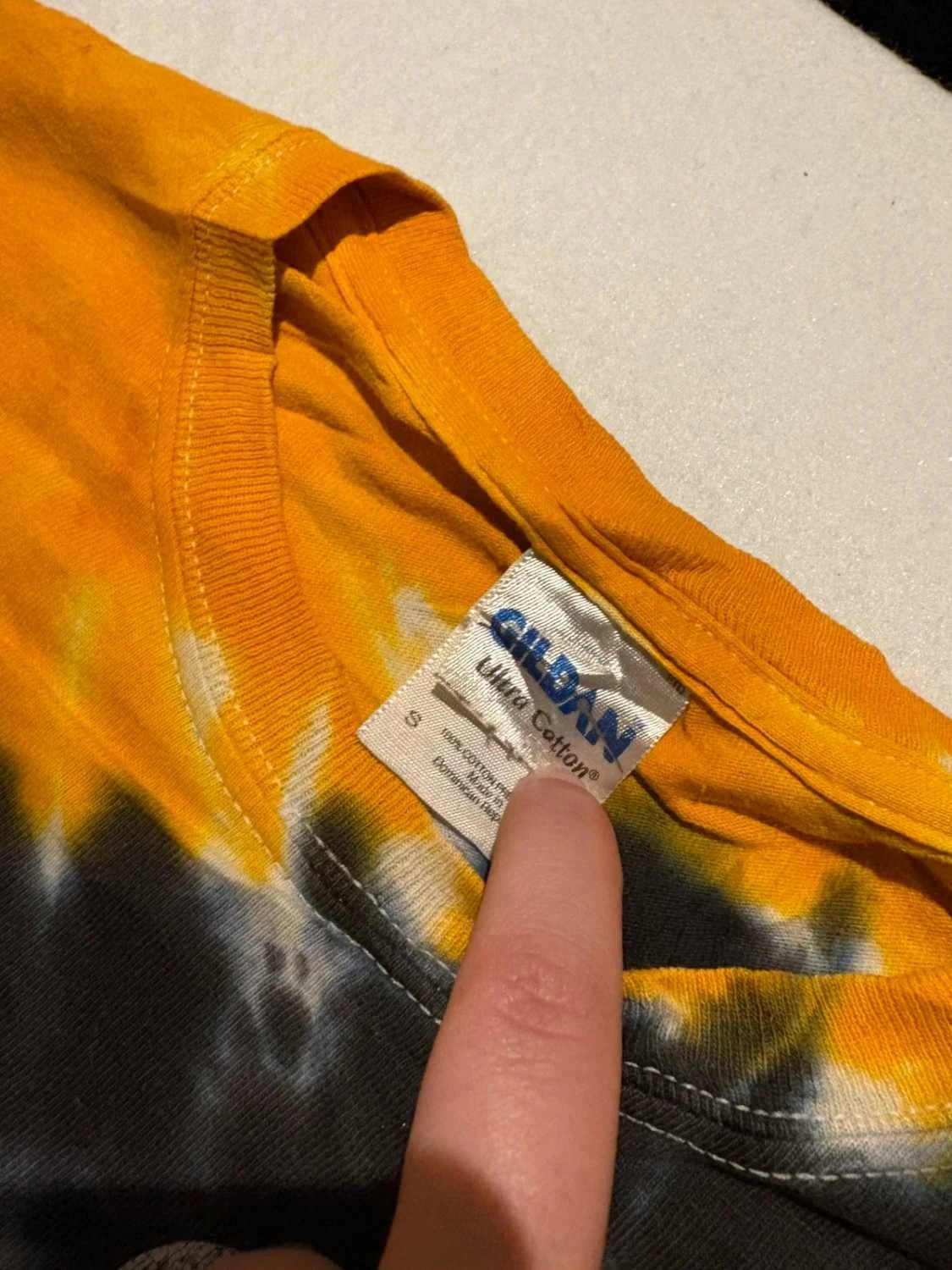 T-shirt tie-dye preto amarelo Mountain Ridge 2011 GNCC Racing quad motorsport vintage – photo 2